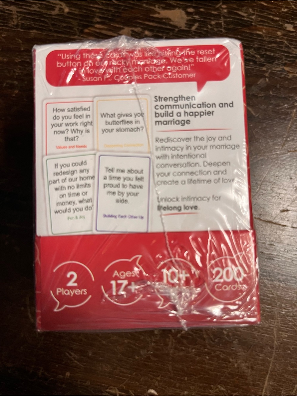 Talking Point Conversation Cards - Rekindle Couples Question Game - Picture 3 of 9